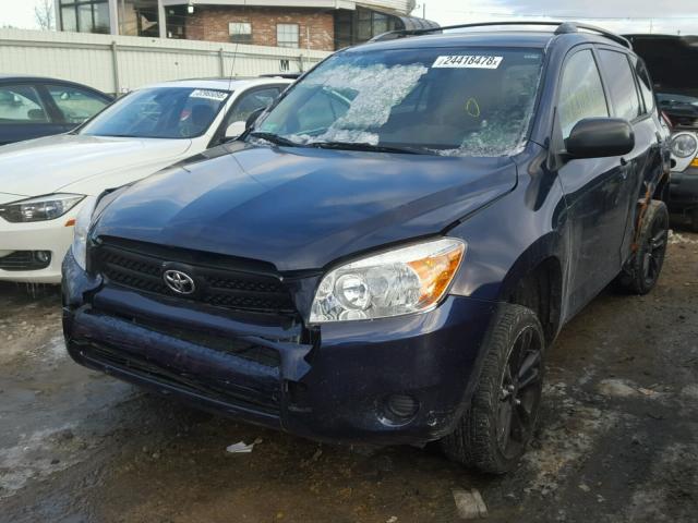 JTMZD33V866000127 - 2006 TOYOTA RAV4 BLUE photo 2