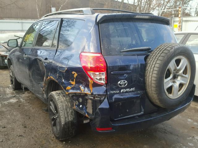 JTMZD33V866000127 - 2006 TOYOTA RAV4 BLUE photo 3