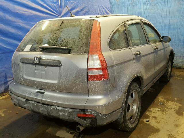 JHLRE48398C081477 - 2008 HONDA CR-V LX SILVER photo 4