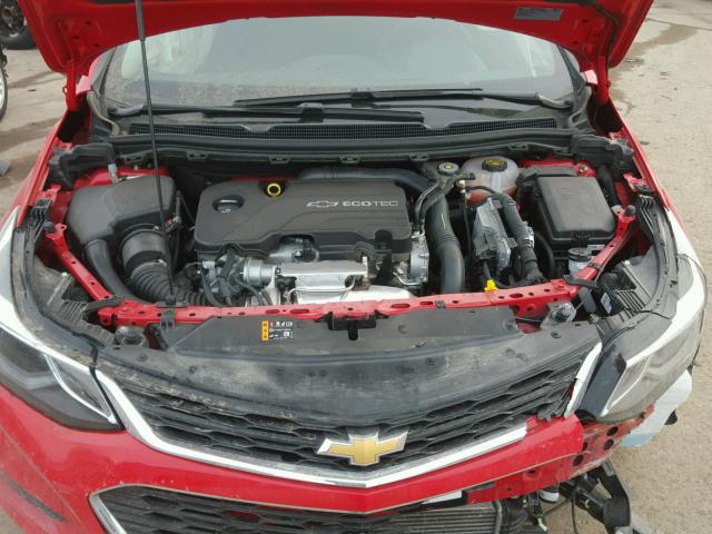 1G1BE5SM7H7244960 - 2017 CHEVROLET CRUZE LT RED photo 7