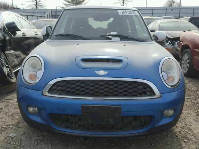 WMWMF73518TV38455 - 2008 MINI COOPER S BLUE photo 9