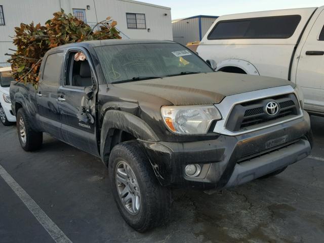 3TMMU4FN6EM062605 - 2014 TOYOTA TACOMA DOU BLACK photo 1