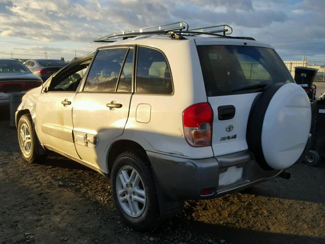 JTEHH20V630212730 - 2003 TOYOTA RAV4 WHITE photo 3