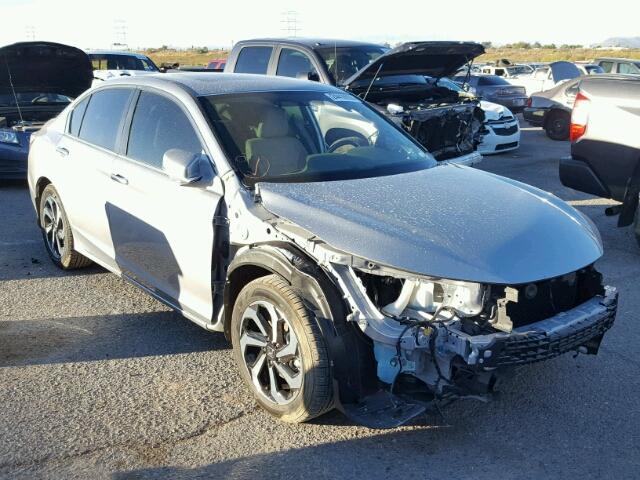 1HGCR2F06HA236987 - 2017 HONDA ACCORD EX SILVER photo 1