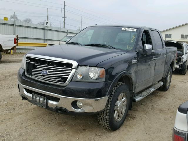 1FTPW14V28FA44096 - 2008 FORD F150 SUPER BLACK photo 2