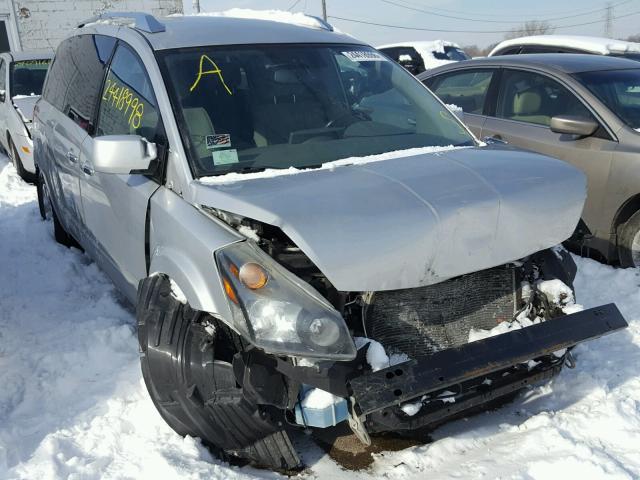 5N1BV28U18N104469 - 2008 NISSAN QUEST S SILVER photo 1