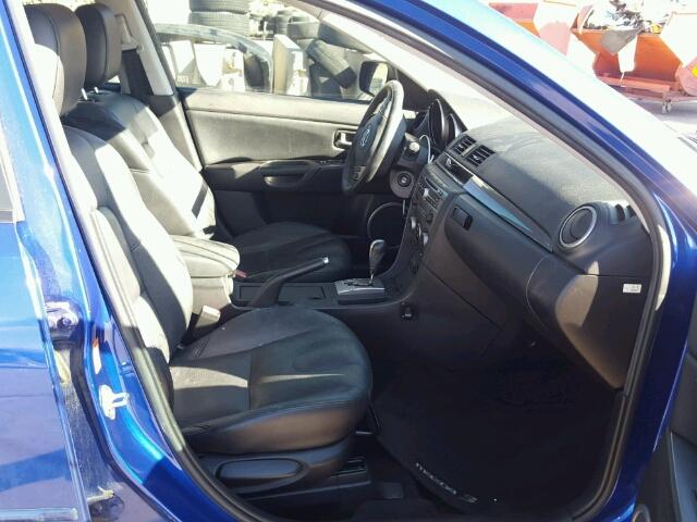 JM1BK323771609361 - 2007 MAZDA 3 S BLUE photo 5