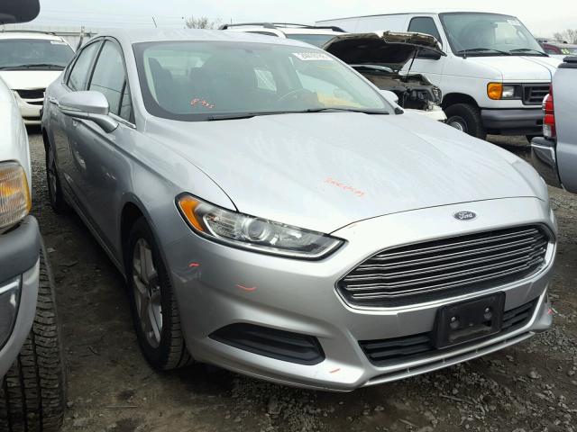 3FA6P0HD8ER208167 - 2014 FORD FUSION SE SILVER photo 1