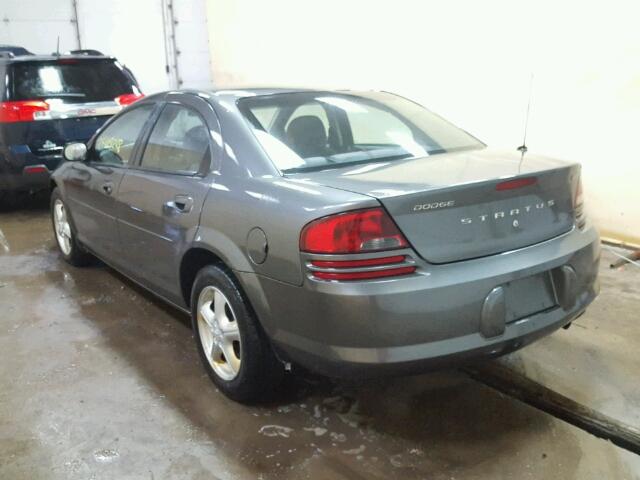 1B3EL46XX5N559107 - 2005 DODGE STRATUS SX GRAY photo 3