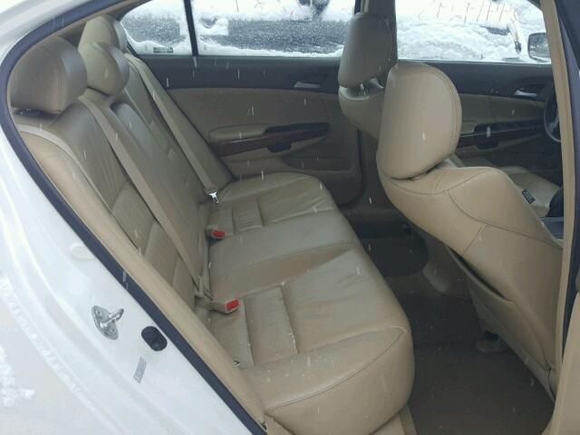 1HGCP36858A050889 - 2008 HONDA ACCORD EXL WHITE photo 6