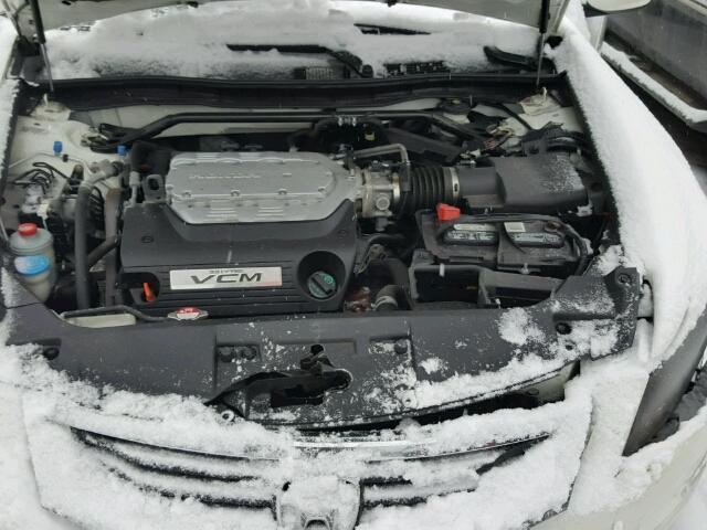 1HGCP36858A050889 - 2008 HONDA ACCORD EXL WHITE photo 7