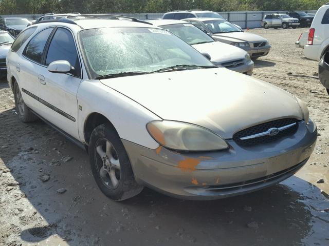 1FAFP58S5YA283208 - 2000 FORD TAURUS SE WHITE photo 1