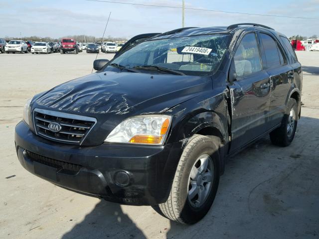 KNDJD735585842940 - 2008 KIA SORENTO EX BLACK photo 2