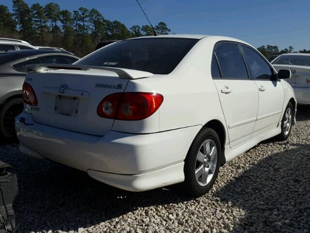 1NXBR30EX5Z493385 - 2005 TOYOTA COROLLA CE WHITE photo 4