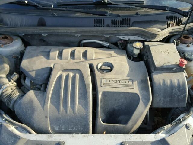 1G1AL15F077301182 - 2007 CHEVROLET COBALT LT SILVER photo 7