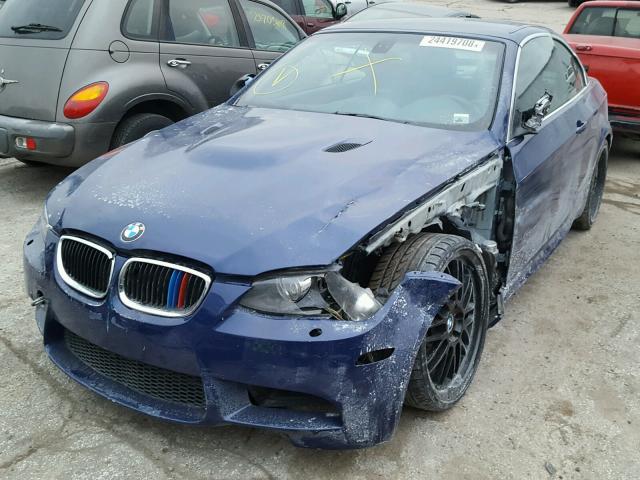 WBSDX9C56CE784743 - 2012 BMW M3 BLUE photo 2