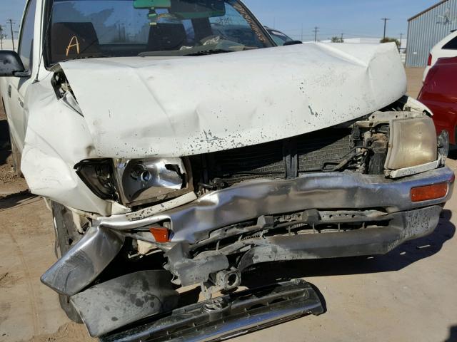 4TANL42N2VZ247693 - 1997 TOYOTA TACOMA WHITE photo 9