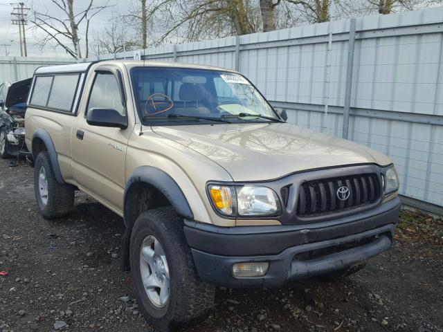 5TEPM62N52Z091106 - 2002 TOYOTA TACOMA BEIGE photo 1