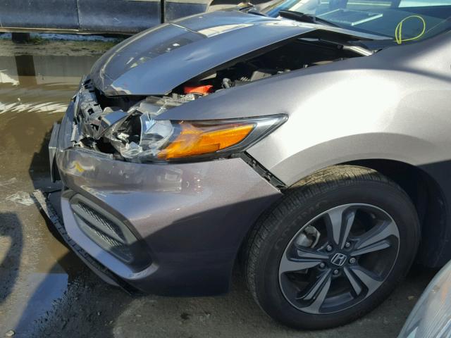 2HGFG3B85FH515057 - 2015 HONDA CIVIC EX გრაფიტი ფოტო 9