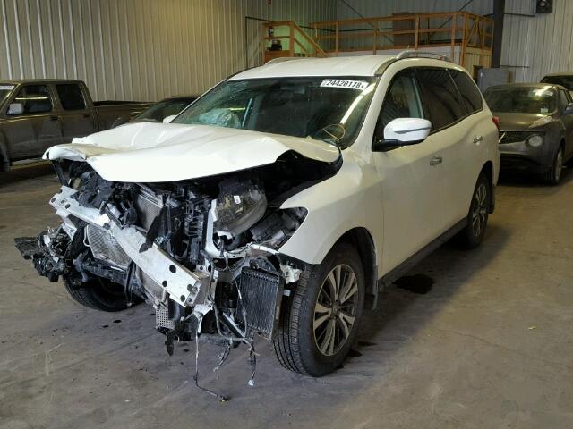 5N1DR2MM0HC636164 - 2017 NISSAN PATHFINDER WHITE photo 2