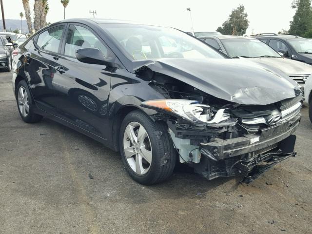 5NPDH4AE1BH001501 - 2011 HYUNDAI ELANTRA GL BLACK photo 1