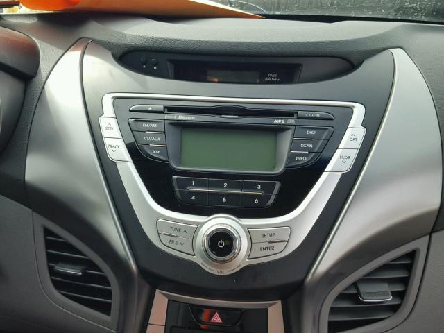 5NPDH4AE1BH001501 - 2011 HYUNDAI ELANTRA GL BLACK photo 9