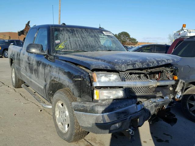 1GCEK19T04E207998 - 2004 CHEVROLET SILVERADO BLACK photo 1