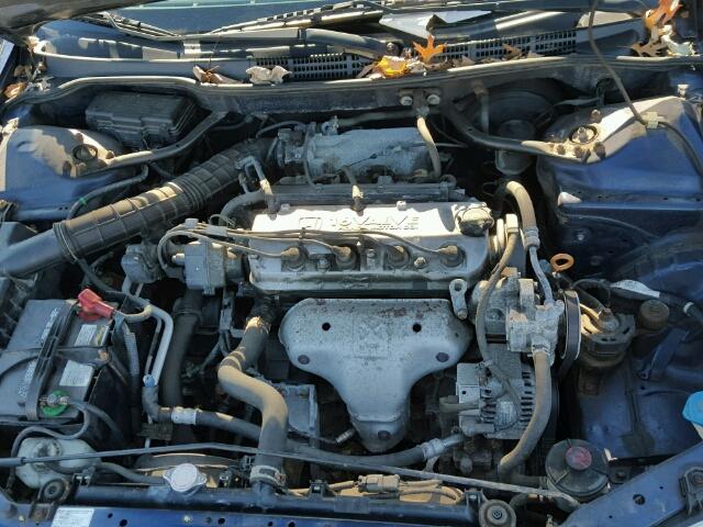 1HGCF86642A080150 - 2002 HONDA ACCORD VAL BLUE photo 7