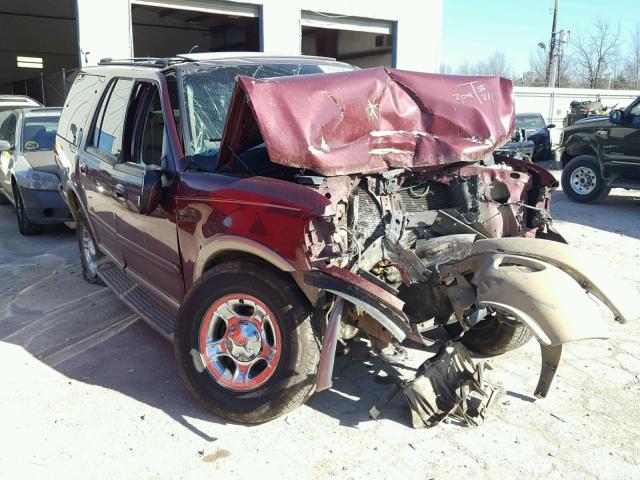 1FMPU18L11LB65994 - 2001 FORD EXPEDITION BURGUNDY photo 1