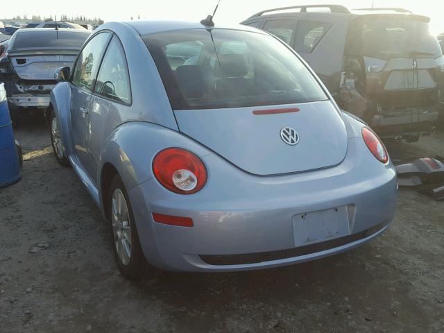 3VWRG3AG8AM026650 - 2010 VOLKSWAGEN NEW BEETLE BLUE photo 3