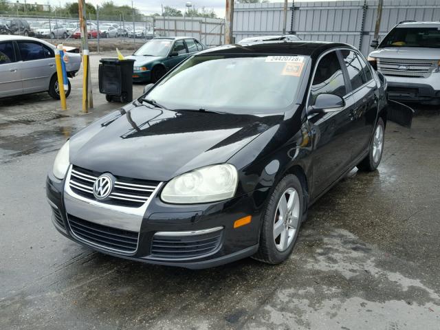 3VWRM71K69M026016 - 2009 VOLKSWAGEN JETTA SE BLACK photo 2