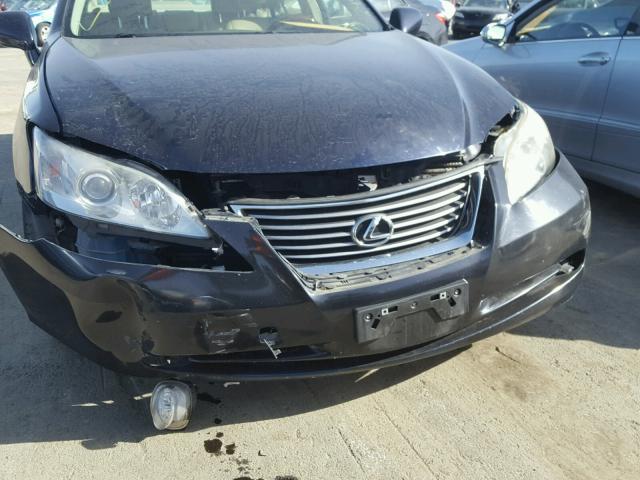 JTHBJ46GX72116949 - 2007 LEXUS ES 350 BLUE photo 9