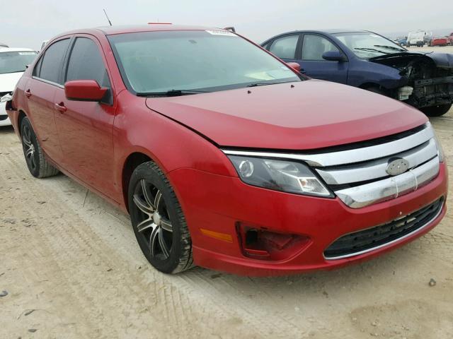 3FAHP0HA7CR364664 - 2012 FORD FUSION SE RED photo 1