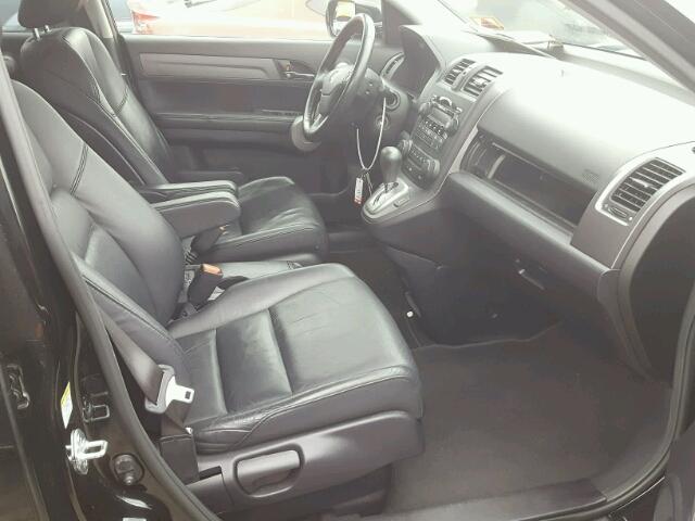 JHLRE48747C097541 - 2007 HONDA CR-V EXL BLACK photo 5