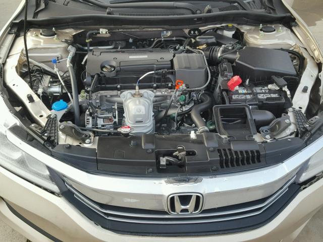 1HGCR2F38HA036641 - 2017 HONDA ACCORD LX TAN photo 7