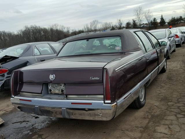 1G6DW52P6TR705542 - 1996 CADILLAC FLEETWOOD BROWN photo 4