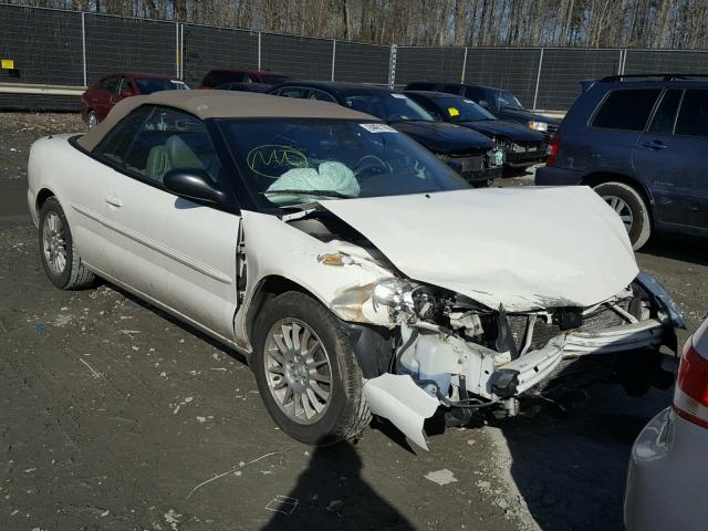 1C3EL55R06N205853 - 2006 CHRYSLER SEBRING TO WHITE photo 1