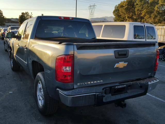 2GCEC13J581111943 - 2008 CHEVROLET SILVERADO BLUE photo 3