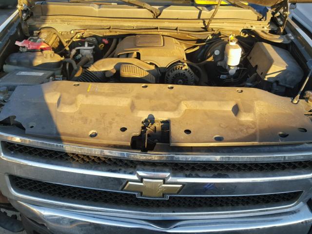 2GCEC13J581111943 - 2008 CHEVROLET SILVERADO BLUE photo 7