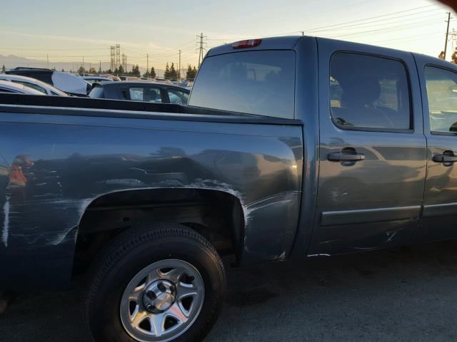 2GCEC13J581111943 - 2008 CHEVROLET SILVERADO BLUE photo 9