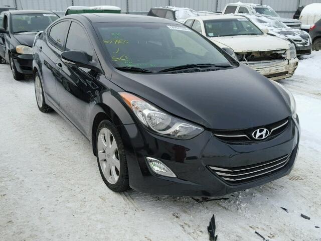 5NPDH4AE0DH414657 - 2013 HYUNDAI ELANTRA GL BLACK photo 1