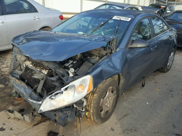 1G2ZG528054177834 - 2005 PONTIAC G6 BLUE photo 2