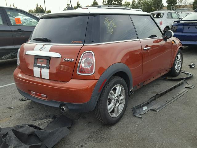 WMWSU3C5XCT369745 - 2012 MINI COOPER ORANGE photo 4