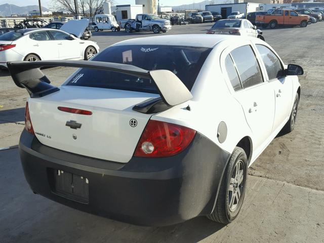 1G1AK55F267733216 - 2006 CHEVROLET COBALT LS WHITE photo 4