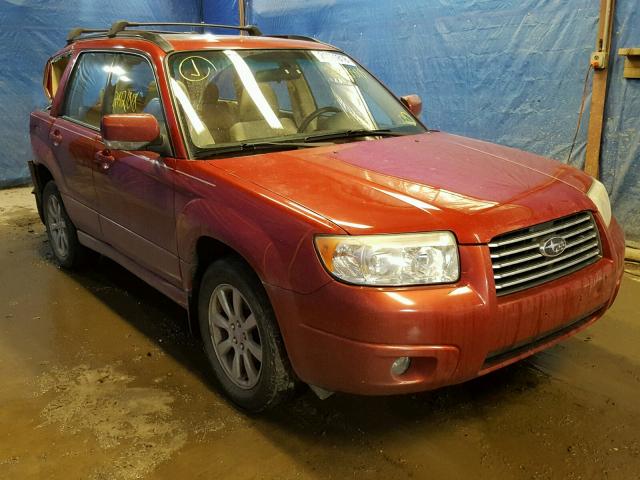 JF1SG65666H731746 - 2006 SUBARU FORESTER 2 MAROON photo 1