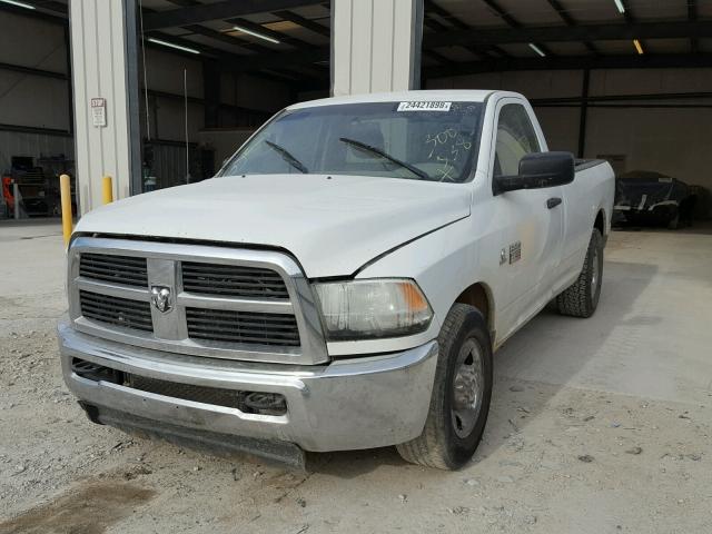 3C6LD4AL8CG300538 - 2012 DODGE RAM 2500 S WHITE photo 2