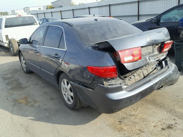 1HGCM66505A061942 - 2005 HONDA ACCORD EX GRAY photo 3