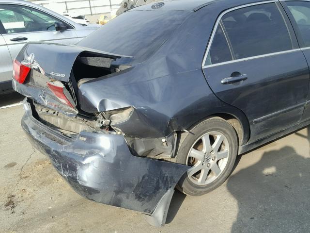 1HGCM66505A061942 - 2005 HONDA ACCORD EX GRAY photo 9