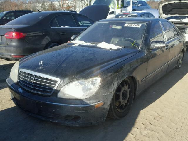 WDBNG83JX4A429472 - 2004 MERCEDES-BENZ S 430 4MAT BLACK photo 2