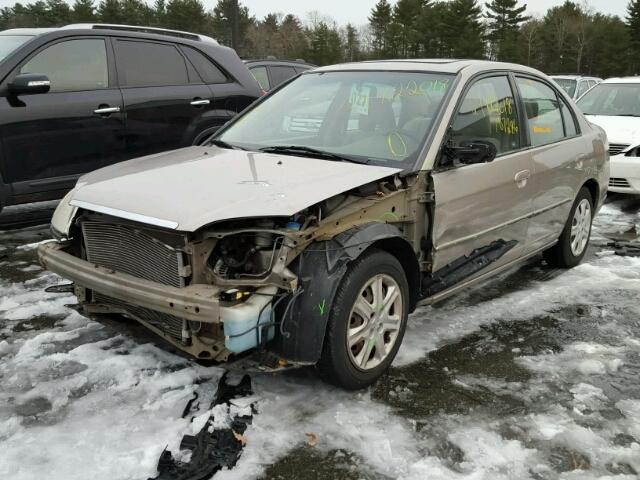 2HGES26743H606905 - 2003 HONDA CIVIC EX Մոխրագույն լուսանկար 2